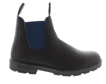 Blundstone Originals Black/Blue Waxy Leather Dealer Boot | Womens Larger Sized Shoes