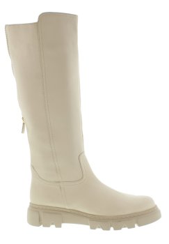 Gabor Juan Cream Nappa Leather High Leg Boot | Womens Larger Sized Shoes