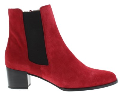 Magnus Hannabella Cherry Suede Ankle Boot | Womens Larger Sized Shoes