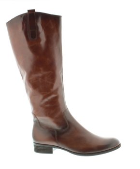 Gabor Brook Sattel Brown Nappa Leather High Boot | Womens Larger Sized Shoes