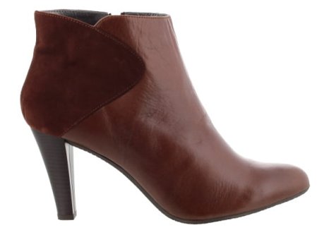 LOHO Francesca Chestnut Leather/Suede Ankle Boot | Womens Larger Sized Shoes