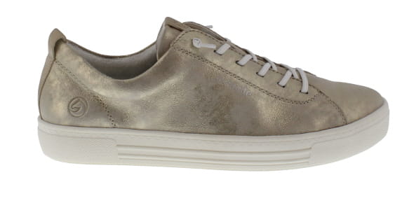 Remonte Alina Metallic Muschel Lightweight Leather Sneaker | Womens Larger Sized Shoes